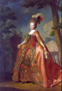 1777 Grand Duchess Maria Fiodorovna by Alexander Roslin (State Hermitage Museum - St. Petersburg, Russia)