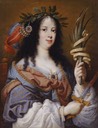 1637 (probably) Portrait of Vittoria della Rovere (1622-1667) as Saint Vittoria by Mario Balassi (auctioned by Sotheby's)