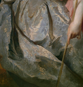 1716 Mary Josephine Drummond, condesa de Castelblanco by Jean Baptiste Oudry (Prado) bodice point and fabric