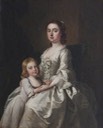 1748 Etheldred Payne (1720–1775), Lady Cust, and Her Son Brownlow Cust (1744–1807), Later Sir Brownlow Cust, 1st Baron Brownlow attributed to Thomas Hudson (Belton House - Grantham, Lincolnshire, UK) From artuk.org deflaw