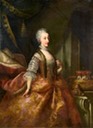 1753 (before) Amalia, Archduchess of Austria by Johann Gottfried Auerbach (location unknown to gogm)
