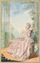 1763 comtesse de Branca, depuis duchesse de Céreste by Louis Carrogis (Musée Condé - Chantilly France)