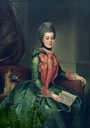 1768-1769 Princess Frederika Sophia Wilhelmina (1751-1820) of Orange, nee Prussia by Johann Georg Ziesenis (Mauritshuis Museum, Den Haag)