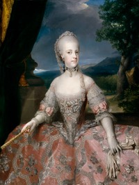 1768 María Carolina de Habsburgo-Lorena, reina de Nápoles by Anton Rafael mengs (Museo Nacional del Prado - Madrid, Spain)