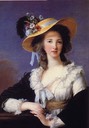 1782? Yolande Gabrielle Martine de Polastron, Duchesse de Polignac by Elisabeth-Louise Vigee-Lebrun (Wadsworth Atheneum, Hartford, Connecticut)