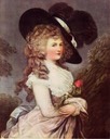 1787 Duchess of Devonshire by Thomas Gainsborough (Devonshire collection)