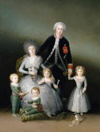 1787 Los duques de Osuna y sus hijos by Francisco de Goya y Lucientes (Museo Nacional del Prado - Madrid, Spain) AR