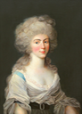 1790 Auguste Wilhelmine von Pfalz-Zweibrücken née von Hessen-Darmstadt by Johann Heinrich Schröder (Stadtmuseum Zweibrücken - Zweibrücken, Rheinland-Pfalz, Germany) Wm X 1.5
