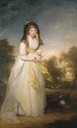 1812 Queen Charlotte holding a dog by William Beechey (Courtauld Gallery - London, Greater London, UK) From georgianera.wordpress.com:2017:01:31:the-many-faces-of-george-iiis-wife-queen-charlotte: