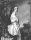 1840 Harriet (Canning), Marchioness of Clanricarde by T.W. Knight after John Lucas April's detint