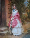 1848 Clara Schmidt von Knobelsdorff by Adolph von Menzel (Nationalgalerie Berlin)