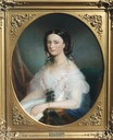 1852 Countess Rosalie Almásy by József Borsos (Déri Museum, Debrecen Hungary)