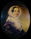 1858 Sophie of Bavaria mother of Franz Joseph I of Austria by Franz Schrotzberg (location ?) Wm shadows