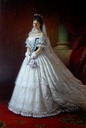 1867 Sisi wearing her Hungarian coronation dress by ? (location unknown to gogm)