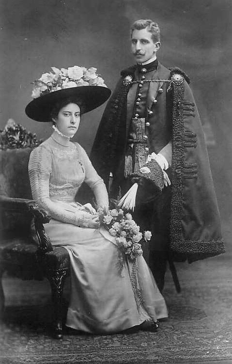 1909 Archduchess Renata and her husband Prince Jerome Radziwill Wp