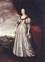 ca. 1650 Queen Marie Louise Gonzaga de Nevers, Queen of Poland by Peeter Danckers de Rij (Muzeum Pałac w Wilanowie - Warsawa Poland)