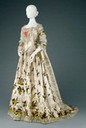 ca. 1880 Empress Sisi's chenille dress by Fanni Scheiner (Kaiserliche Wagenburg - Wien, Austria)