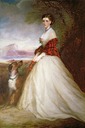 Gertrude Murray (Coke), Countess of Dunmore (1847 - 1943) by Richard Buckner (Collection of the Earl of Leicester - Holkham Hall, Norfolk, UK)