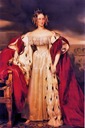 1855 Queen Louise Marie of Belgium by Gustaaf Wappers (Antwerpen Städhuis, Antwerpen Belgium)