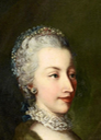 Maia Josepha of Maria Amalia by Johann Gottfried Auerbach (auctioned by Bonhams) head jewelry