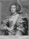 Marguerite of Lorraine by Schelte-Adams Bolswert after Sir Anthonis van Dyck