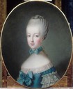 Marie-Antoinette, archiduchesse d'Autriche, future Dauphine de France by Jean-Baptiste Charpentier and Joseph Ducreux (Versailles) Photo - Daniel Arnaudet
