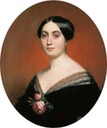 Mathilde Bonaparte by Hermann Winterhalter (location unknown to gogm)