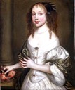 Princess Louisa of the Palatinate wearing a white dress by ? (location unknown to gogm)