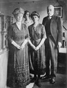 Queen Mary, Sir Neville Wilkinson, wife and daughter
