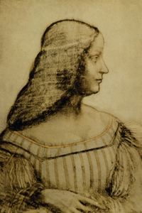 Ritratto di Isabella d'Este by Leonardo da Vinci (Musée du Louvre - Paris, France)
