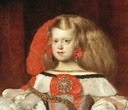 1665 La infanta Margarita de Austria by Juan Bautista Martínez del Mazo (Colección Real via Museo Nacional del Prado - Madrid, Spain) AR coiffure and hair ornaments