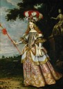 1667 Infanta Margarita Teresa de Habsburgo by Jan Thomas (Kunsthistorisches Museum - Wien Austria)