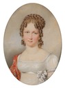 ca. 1815 Maria Leopoldine of Austria, Future Empress of Brazil by Friedrich Johann Gottlieb Lieder (Boris Wilnitsky)