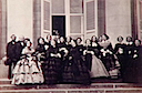 1856 October Empress Euegénie and her Ladies by Edouard Delessert
