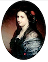 1859 Princess Charlotte by Franz Schrotzberg (Artstetten Museum, Lower Austria)