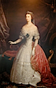 1859 Elisabeth wearing court dress by ? (location unknown to gogm)