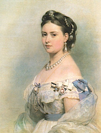 1867 Crown Princess Victoria by Franz Winterhalter (Royal Collection)