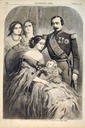 1856 Empress Euegénie, Napoleon III, and the Prince Imperial