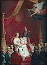 1859 La Victoire de Magenta annoncée au Conseil de Régence by Pierre Désiré Guillemet (Château de Compiègne)