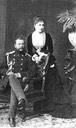 Duke Eugene Maksimilianovich and his second wife Countess Zinaida Dmitrievna Beauharnais From liveinternet.ru:users:3251944:post335405524: detint