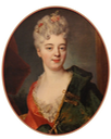 Elisabeth Delpech, marquise de Cailly, probably née Le Fèvre de Caumartin, attributed to Nicolas de Largilliere (Musée Cognacq-Jay - Paris, France) Wm Photo - Sailko size fixed at 50 cm high at 30 pixels/cm
