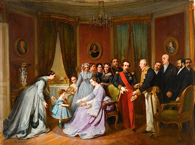 L’Empereur et l’Impératrice reçus chez le sénateur-comte Mimerel à Roubaix, le 29 août 1867