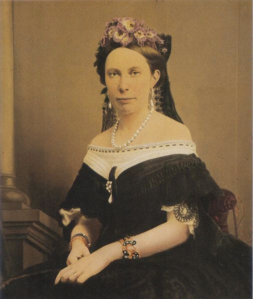 ca. 1865 Lovisa of the Netherlands, Queen of Sweden, by Mathias Hansen ...