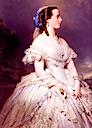 1863 Marie-Henriette, Duchesse de Brabant (1836-1902), née Archduchess of Austria, Princess Palatine of Hungary by Franz Winterhalter (Belgian Royal Collection)