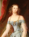 1841 Olga Nikolaevna by Christina Robertson (Hermitage) closeup