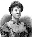Queen Amélie of Portugal black and white print