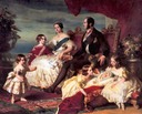 1846 Queen Victoria, Prince Albert, and family by Franz Xavier Winterhalter (Royal Collection)