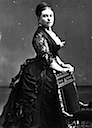Crown Princess Victoria wearing a bustle